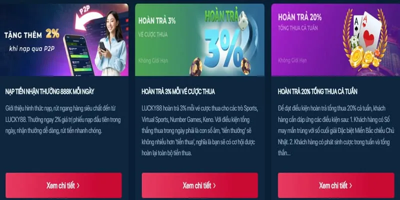 Hoàn trả nạp tiền hàng ngày 56win khuyến mãi